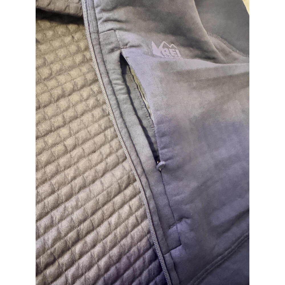 REI Co-op Women’s Flash Power‎ Air Jacket NWT Graystone Large Polartec Fleece - Picture 4 of 8